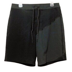 American Eagle Gray/Black Board Shorts Men's M